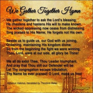 Thanksgiving Dinner Prayer