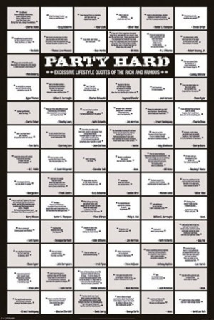 Excessive Lifestyle Quotes of the Rich & Famous Poster, 61cm x 91.5cm ...