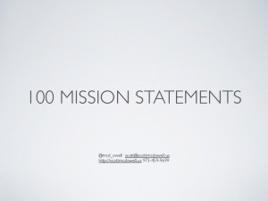mission statement examples