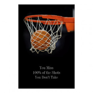 basketball success quotes Basketball Quotes Posters & Prints