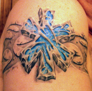 EMS Star of Life tattoo