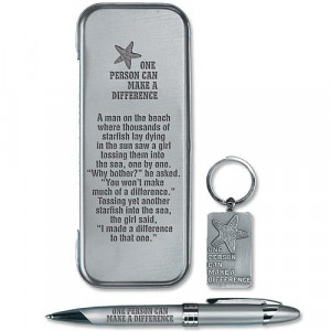 Home > One Person Can Make A Difference 3-in-1 Gift Set