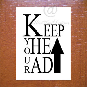 ... Print Keep Your Head Up Hip Hop by MissTanDesigns, $13.00