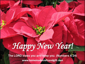 Happy New Year Card with KJV verse
