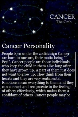 cancer the crab personality traits -
