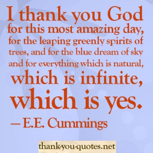 Thanks God Quotes Thank You