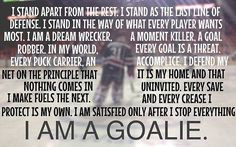 goalies more ice hockey goalie hockey mom goalie quotes hockey sports ...