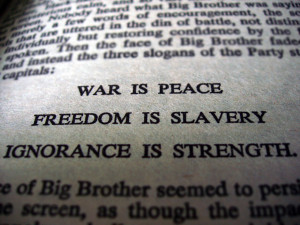 The goal of the INGSOC is to achieve total control over the people and ...