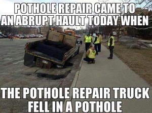Potholes are the worst. Ever wonder why we have to deal with the ...