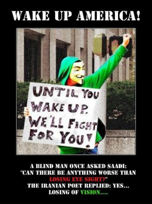 Wake up America ! | Anonymous ART of Revolution