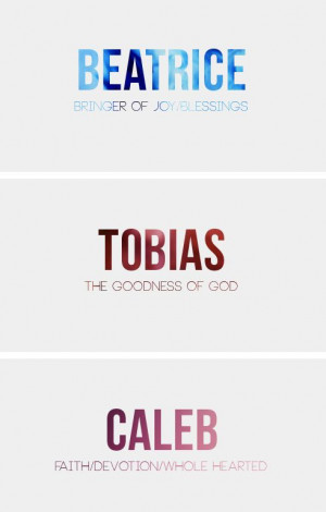 Divergent Characters + Name Meanings (x)