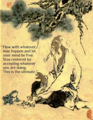 ... centered by accepting whatever you are doing.This is the ultimate