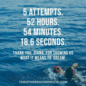 Diana Nyad. She defines grit and tenacity.