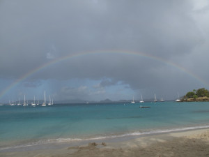 Rainbow Over Caneel Bay St John Usvi picture
