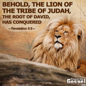 Jesus Lion Of Judah Bible Quotes