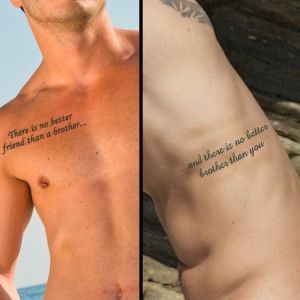 Awesome Matching Tattoo Ideas for Brothers