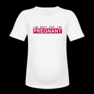 cool i m not fat i m pregnant t shirt