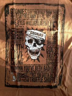 Goonies Quotes T Shirts 5 Goonies Quotes T Shirt From Truffle Shuffle