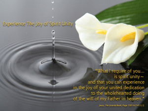 Experience the Joy of Spirit Unity - Quote of the Day - God, Jesus
