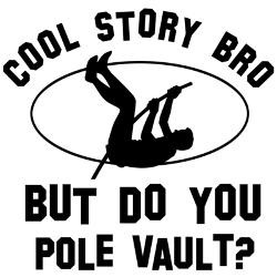 Pole Vault Designs Greeting Cards Height Width