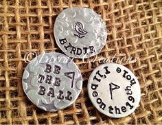 Personalized Golf Ball Markers - Choose 3 -mens gift, groomsmen gift ...