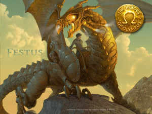 Festus , his dragon.