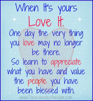 Dave's Words of Wisdom