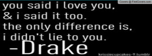 drake quotes Facebook Cover - Cover #293240