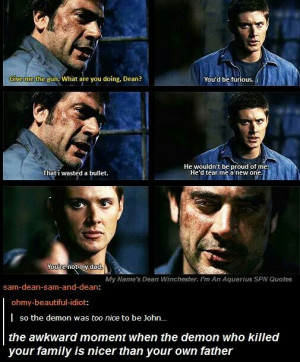 ... Dean Winchester, Spn Quotes, Winchester Families, Supernatural Quotes