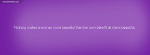 Nothing Makes A Woman More Beautiful Quote Picture