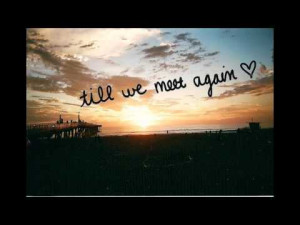 Till We Meet Again ” ~ Missing You Quote