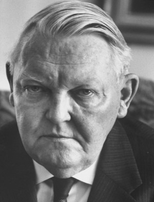 Ludwig Erhard former German Chancellor
