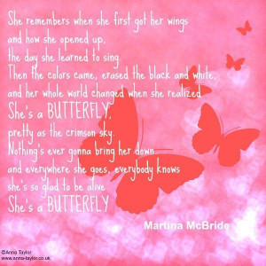 AM a butterfly