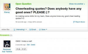 Yahoo answers funny quote