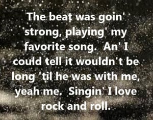 & The Blackhearts - I Love Rock and Roll - song lyrics, song quotes ...