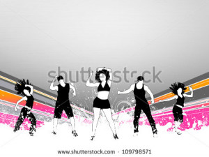 zumba poster background Zumba Logo Vector Abstract color