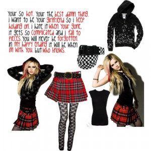 Avril Lavigne - Checkered - Polyvore