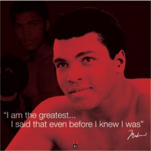 This is a reference to Muhammad Ali’s famous quote