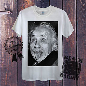 Albert-Einstein-T-shirt-Quote-Super-Geek-Science-German-Cotton-White ...