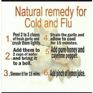 Natural remedy for Cold and Flu