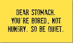 ... eating and understand what your body is telling you! #emotionaleating