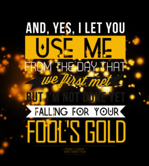 fools gold lyrics