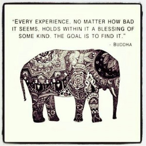 Every experience no matter how bad it seems, holds within it a ...