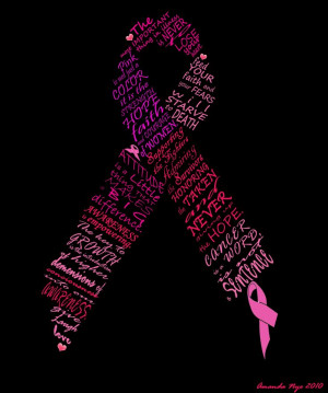 cancer ribbon Inspirational sayings breast cancer awareness month!!!!
