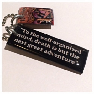 Harry potter and the sorcerers stone quote and book cover necklace