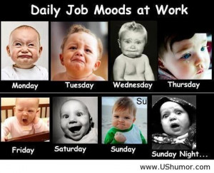 Daily job moods at work US Humor - Funny pictures, Quotes, Pics, Ph...