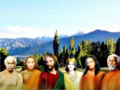 Lahiri mahasaya, Mahavatar Babaji, jesus, Krishna, Paramahansa ...