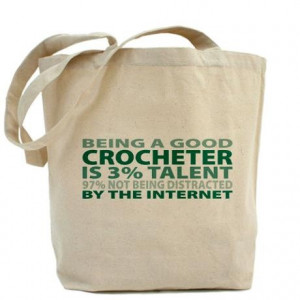 Crochet + Internet distraction = Slow progress