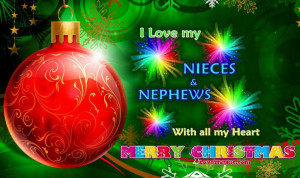 Funny Quotes About Nieces And Nephews Merry christmas nieces and
