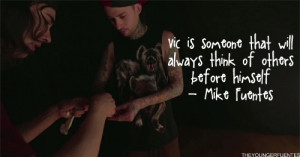 Mike Fuentes #Vic Fuentes #Pierce The Veil #PTV #i love their ...